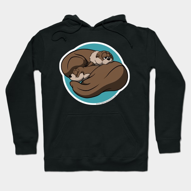 Otter Snuggles! Hoodie by Fighter Guy Studios